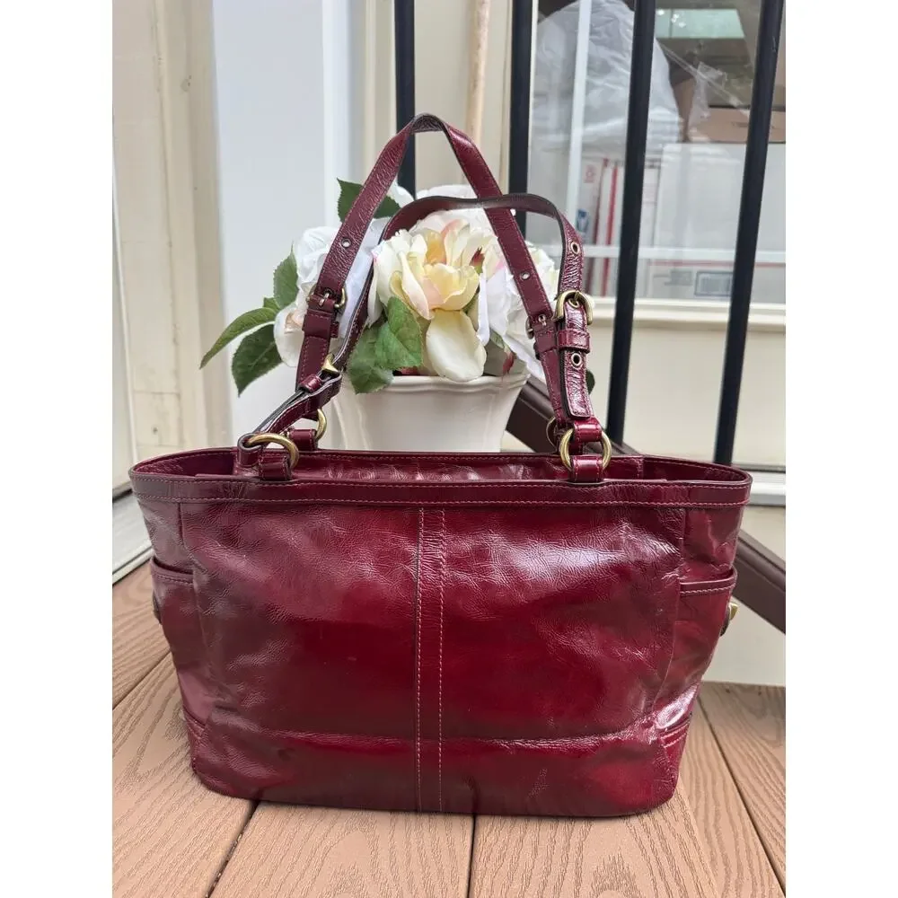 Coach Gallery East/West ruby red y#12730 tote (220